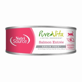 Nutrisource PureVita Limited Ingredient Grain Free Salmon Entree 5.5oz