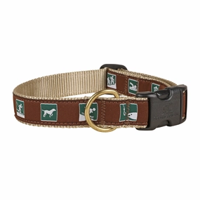 Parks & Rec Signs Ribbon Dog Collar