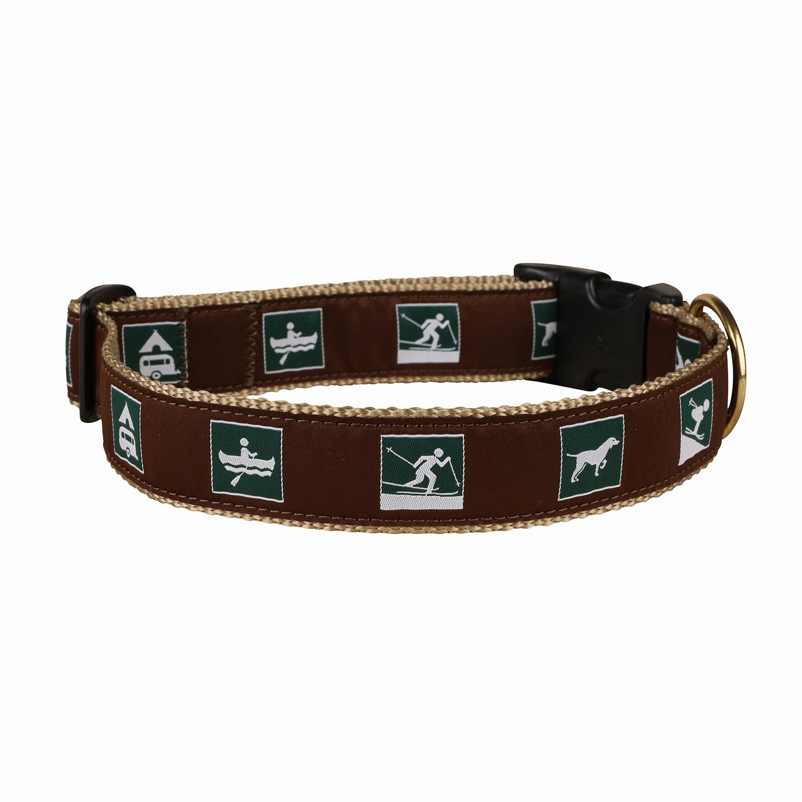 Parks & Rec Signs Ribbon Dog Collar