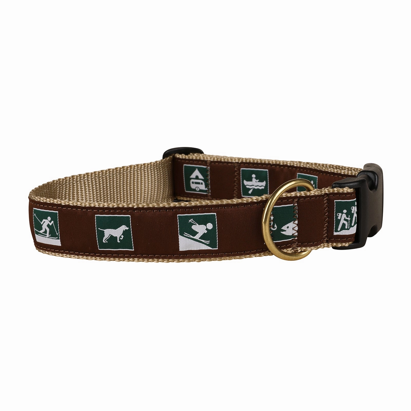 Parks & Rec Signs Ribbon Dog Collar