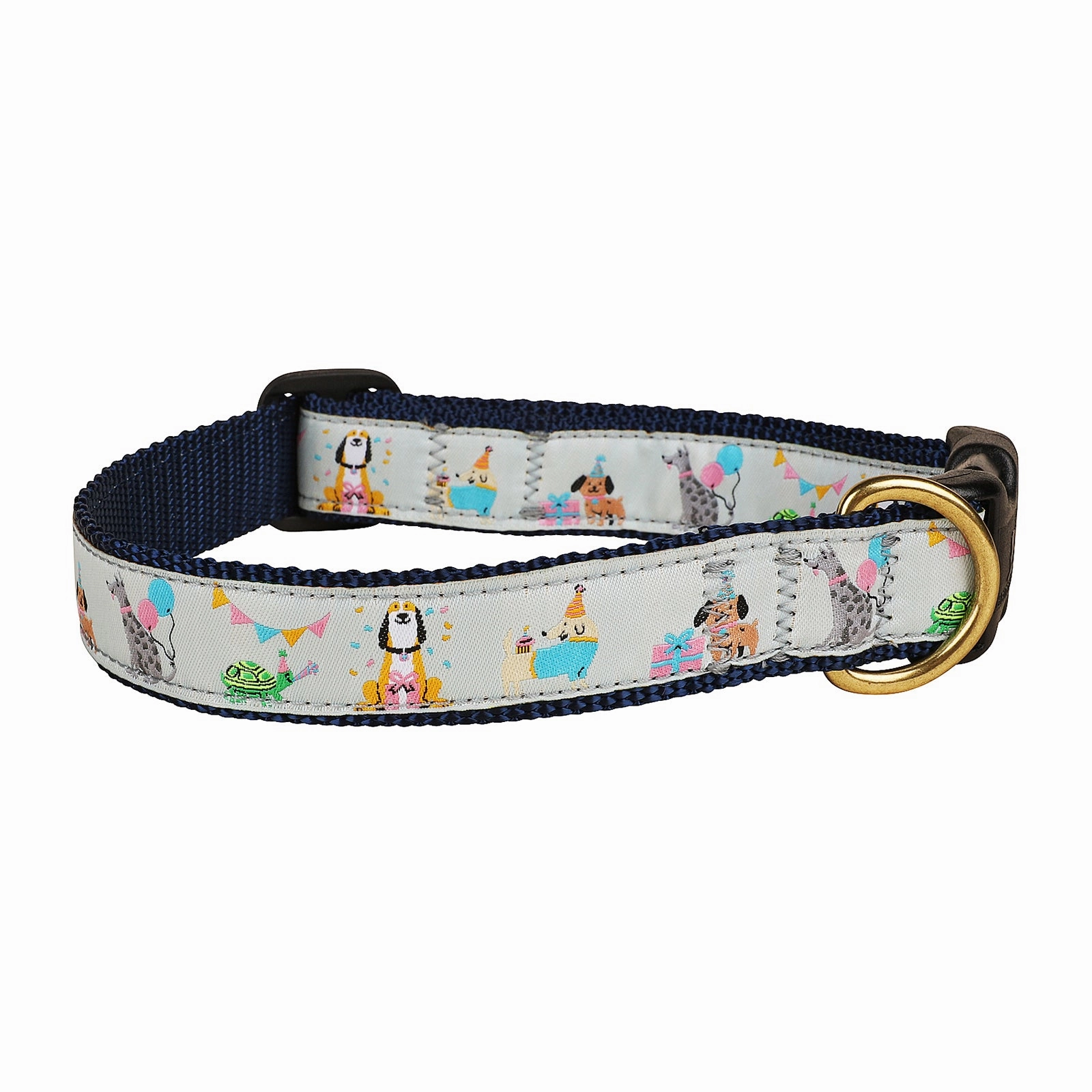 Party Animals Ribbon Dog Collar