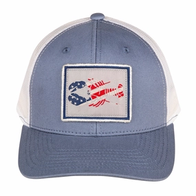 Patriotic Lobster Trucker Hat