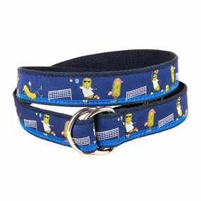 Pickleball Ribbon D-Ring Belt