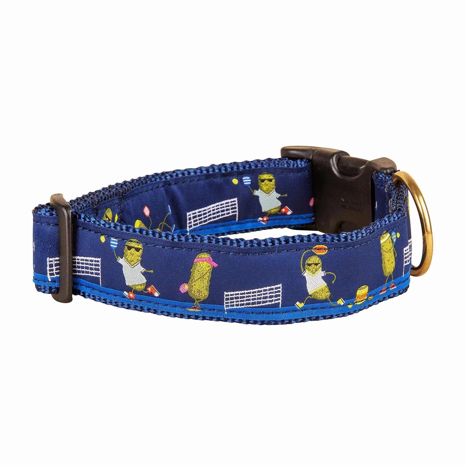 Pickleball Ribbon Dog Collar