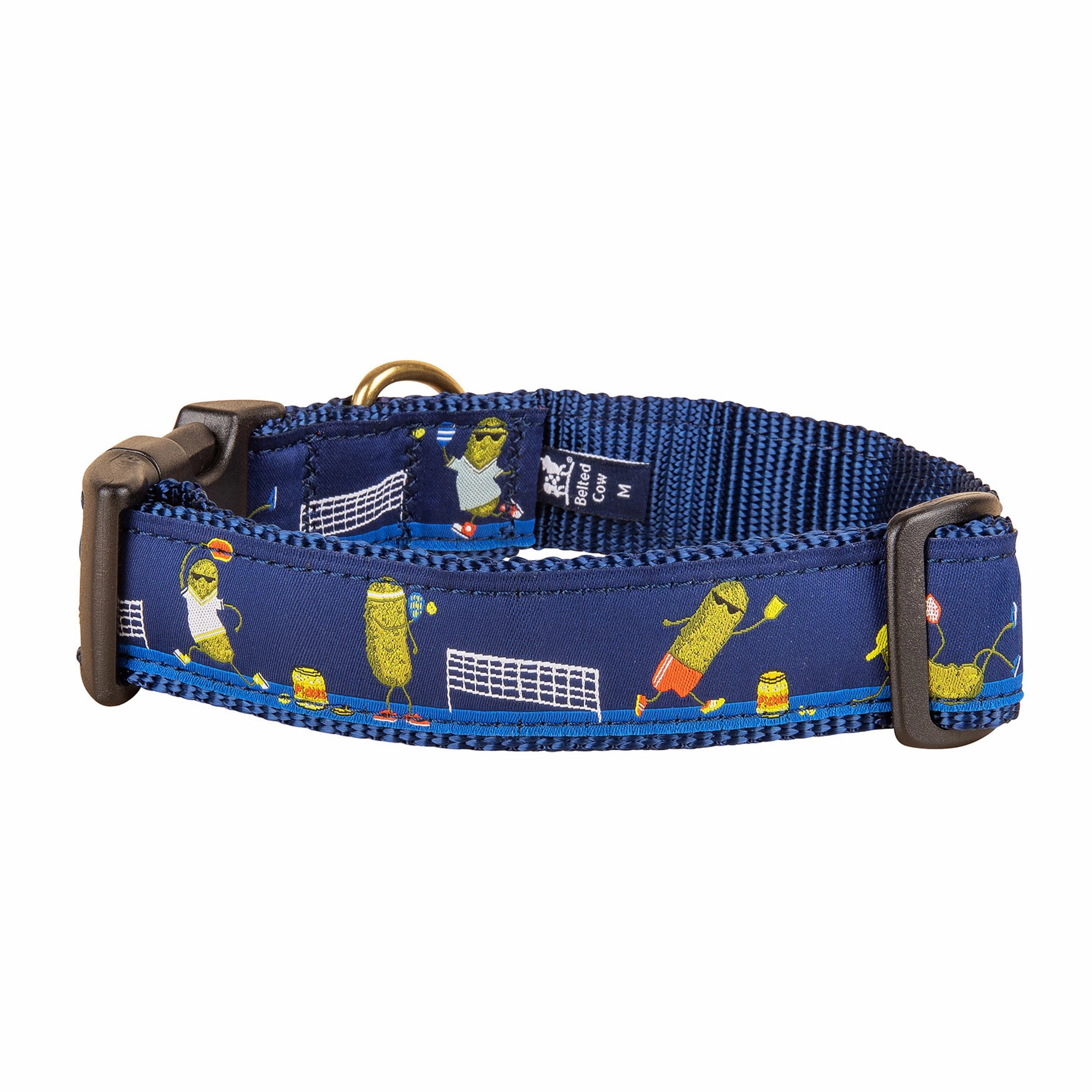 Pickleball Ribbon Dog Collar