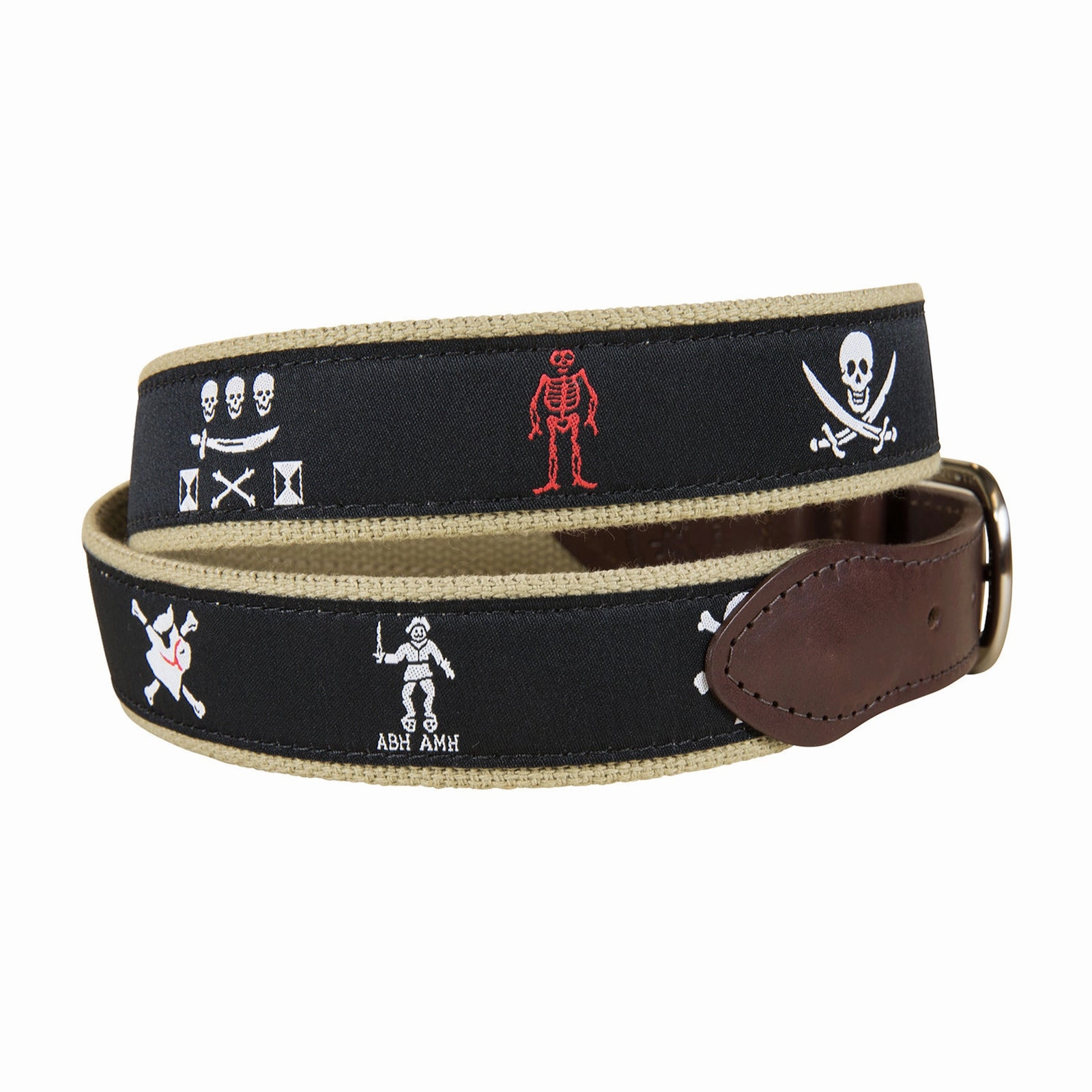 Pirate Flags Ribbon Club Belt