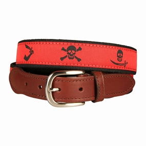 Pirate Flags Ribbon Club Belt