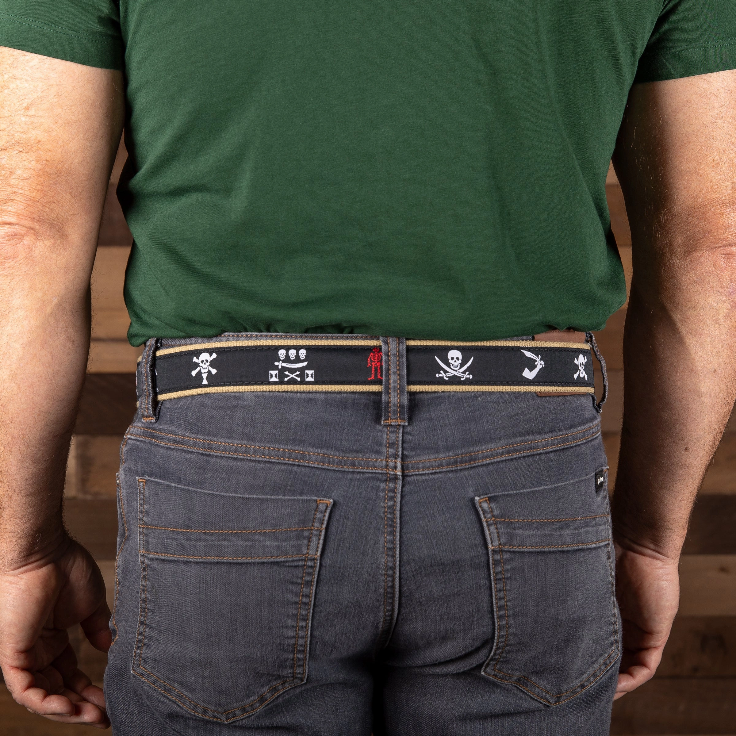Pirate Flags Ribbon Club Belt
