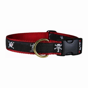 Pirate Flags Ribbon Dog Collar