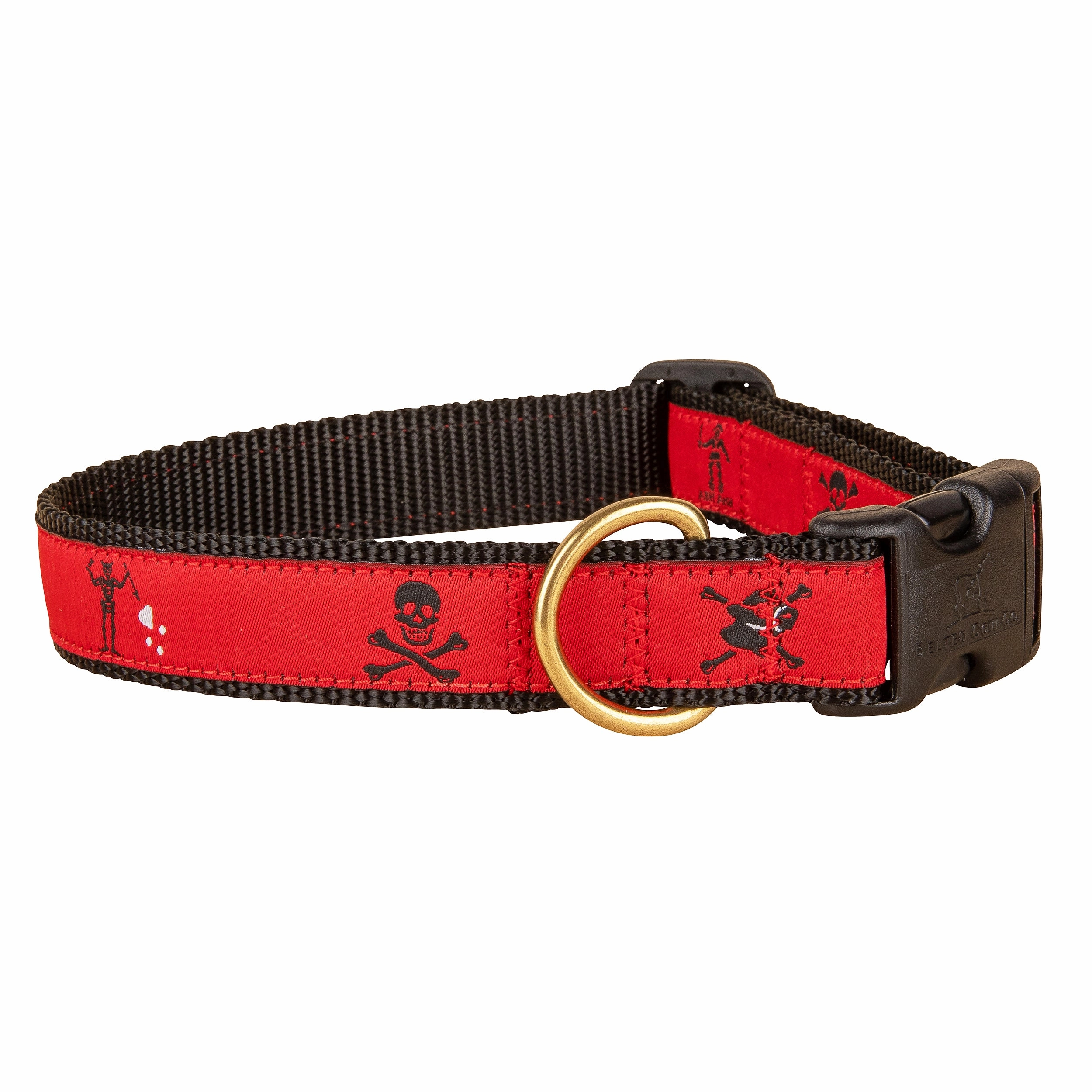 Pirate Flags Ribbon Dog Collar