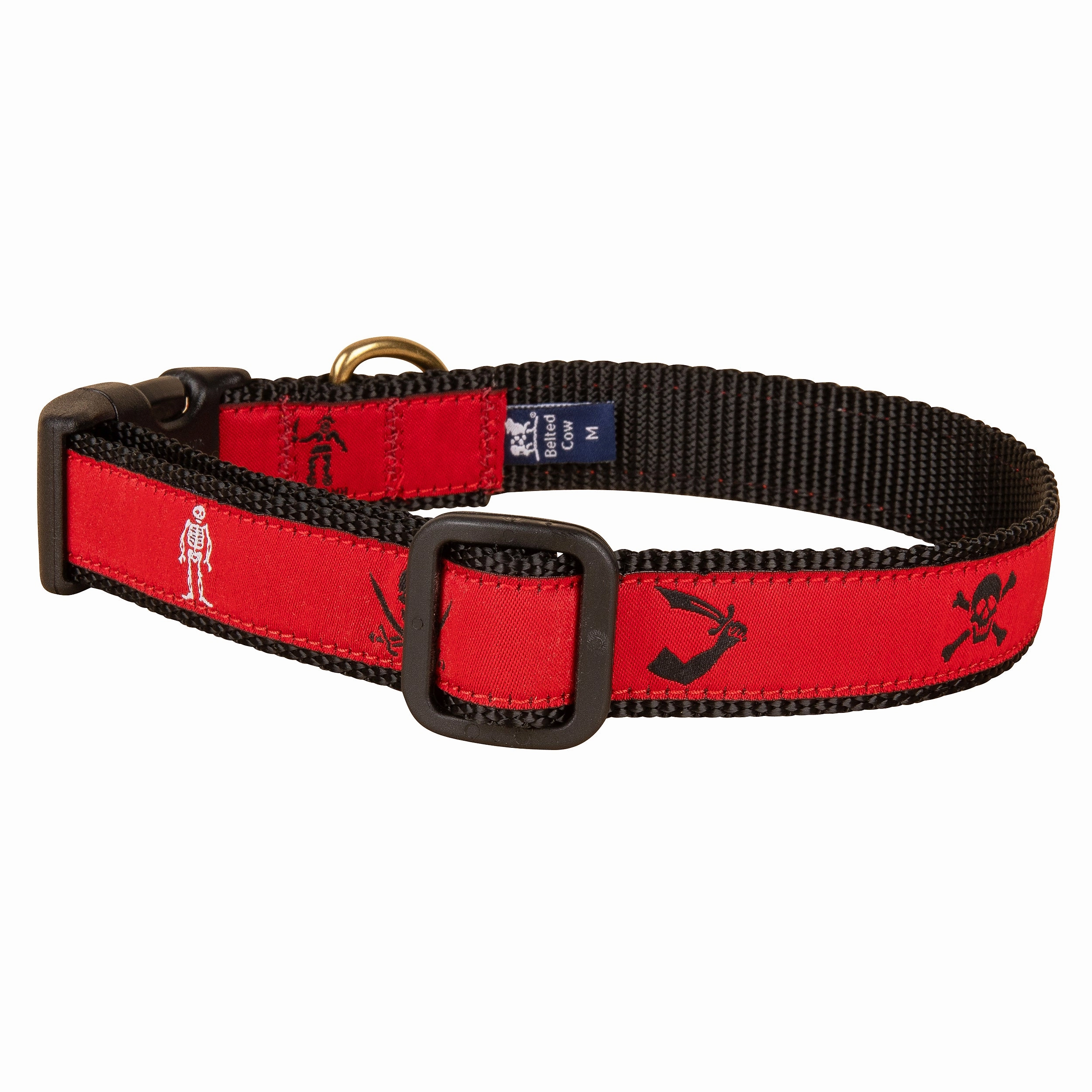 Pirate Flags Ribbon Dog Collar