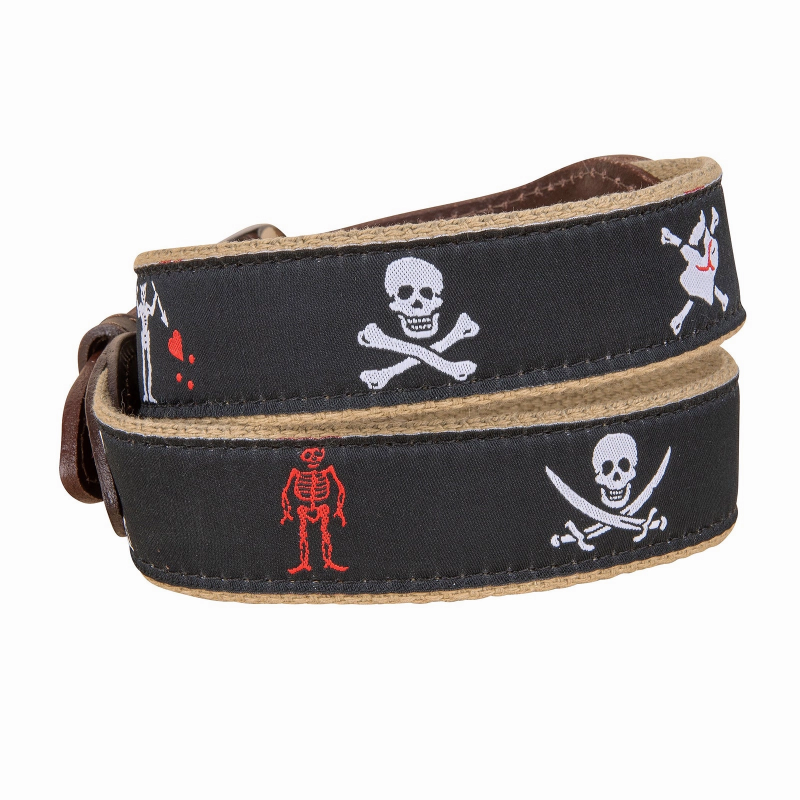 Pirate Flags Youth Ribbon Club Belt