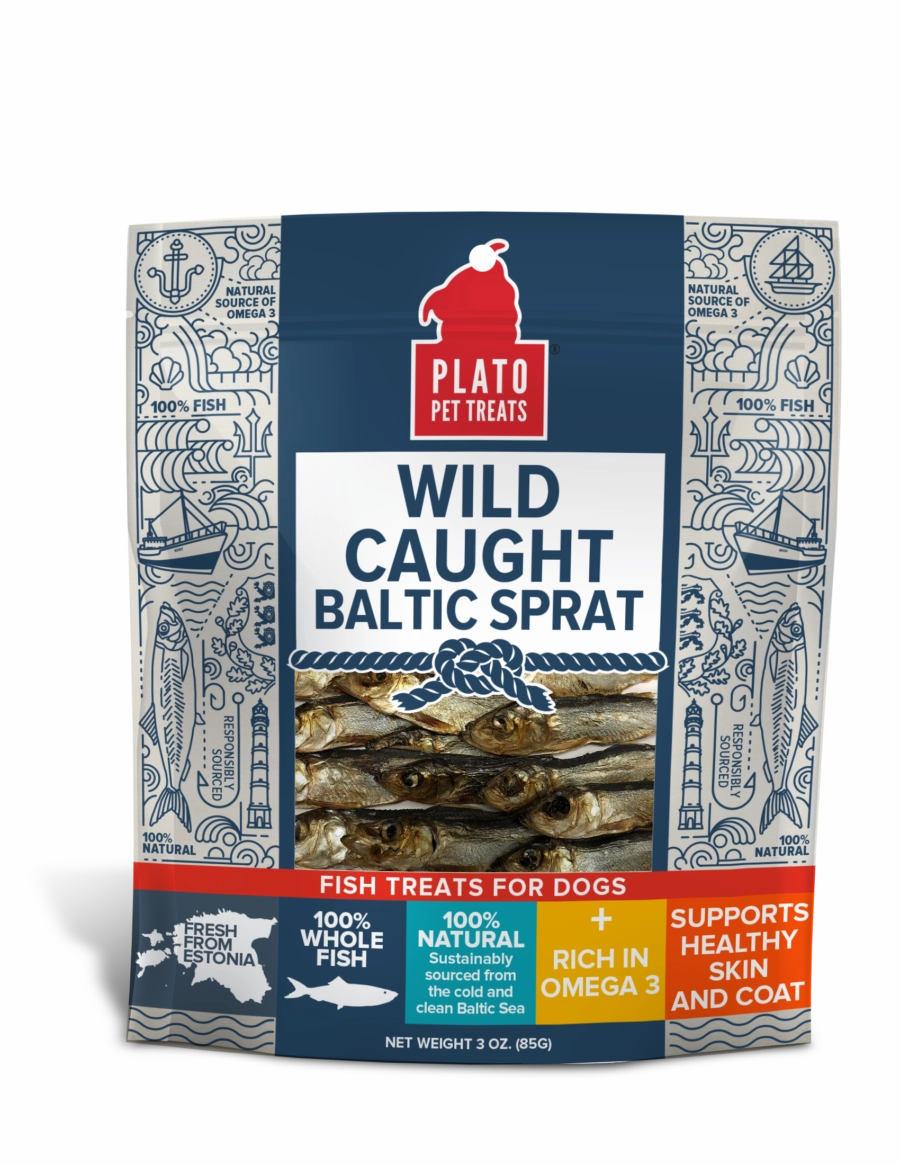 Plato Hundur Baltic Sprat Fish Treats