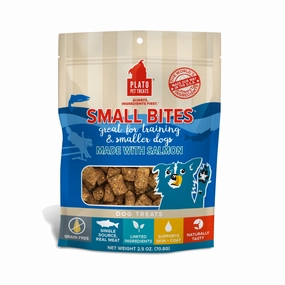 Plato Salmon Small Bites Dog Treats 6oz