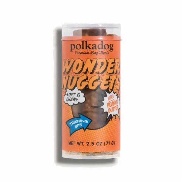 PolkaDog Wonder Nuggets Peanut Butter Mini Tube 2oz