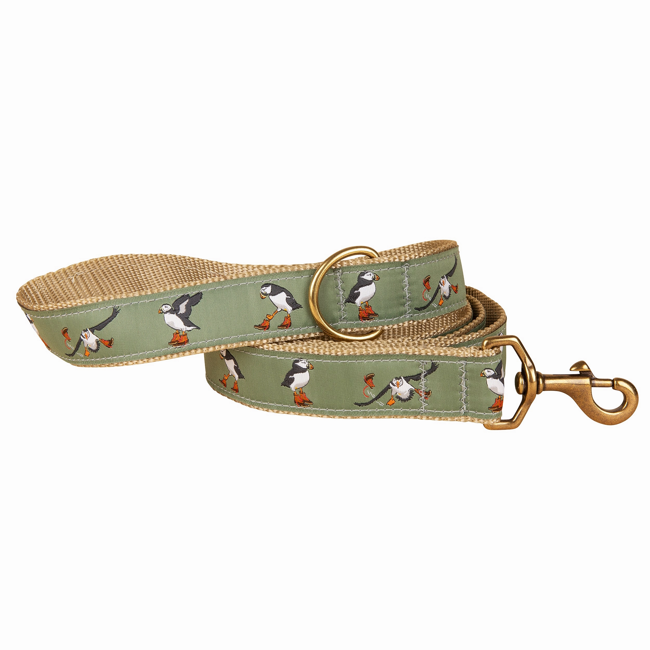 Puffins Ribbon Dog Leash
