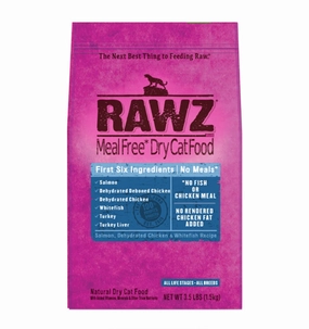 Rawz Salmon Chicken & Whitefish Dry Cat Food