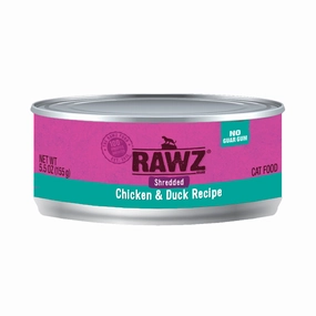 Rawz Shredded Chicken & Duck Cat Can