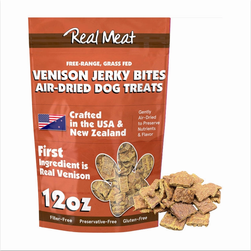 Real Meat Co. Air-Dried Venison Jerky Treat