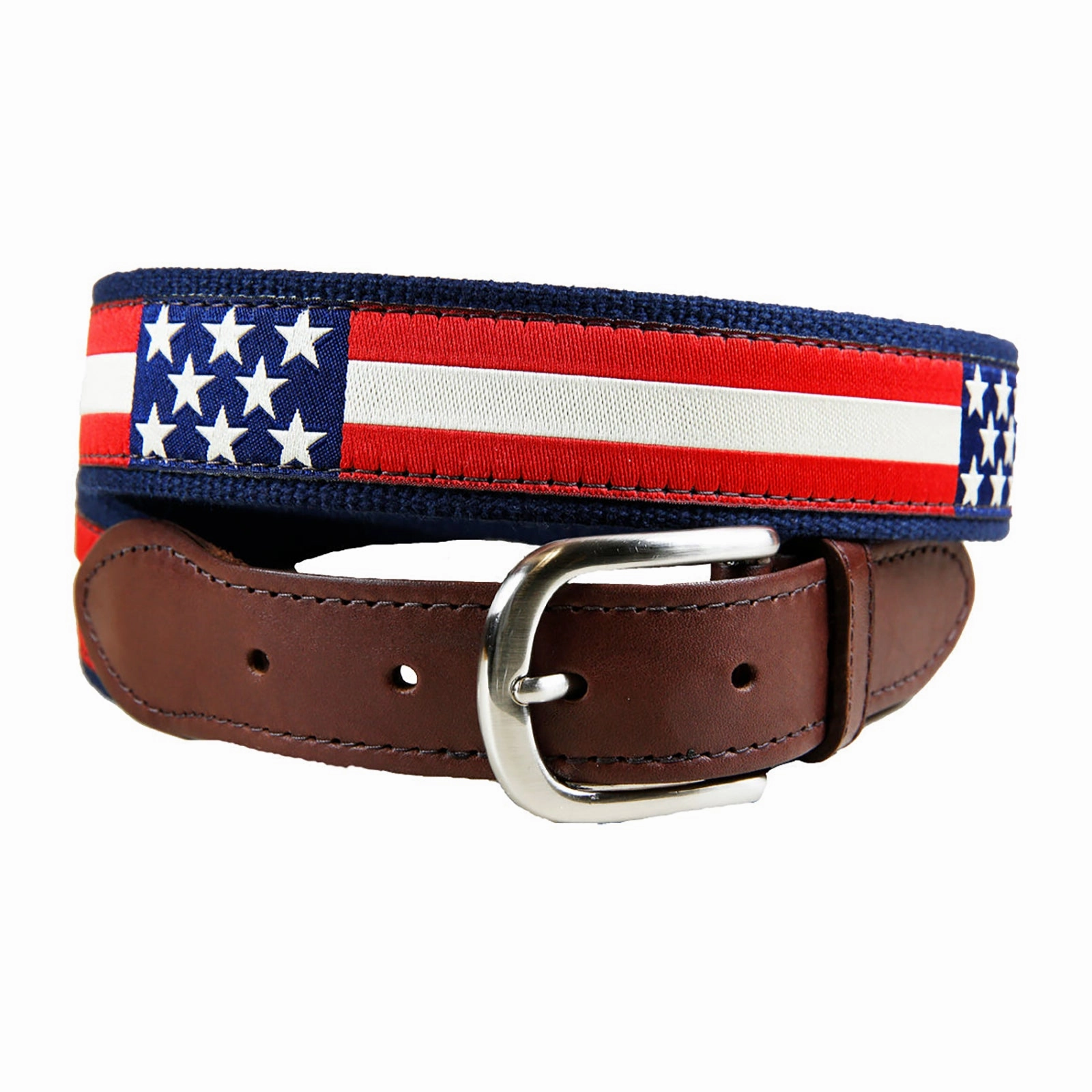 Retro Flag Ribbon Club Belt