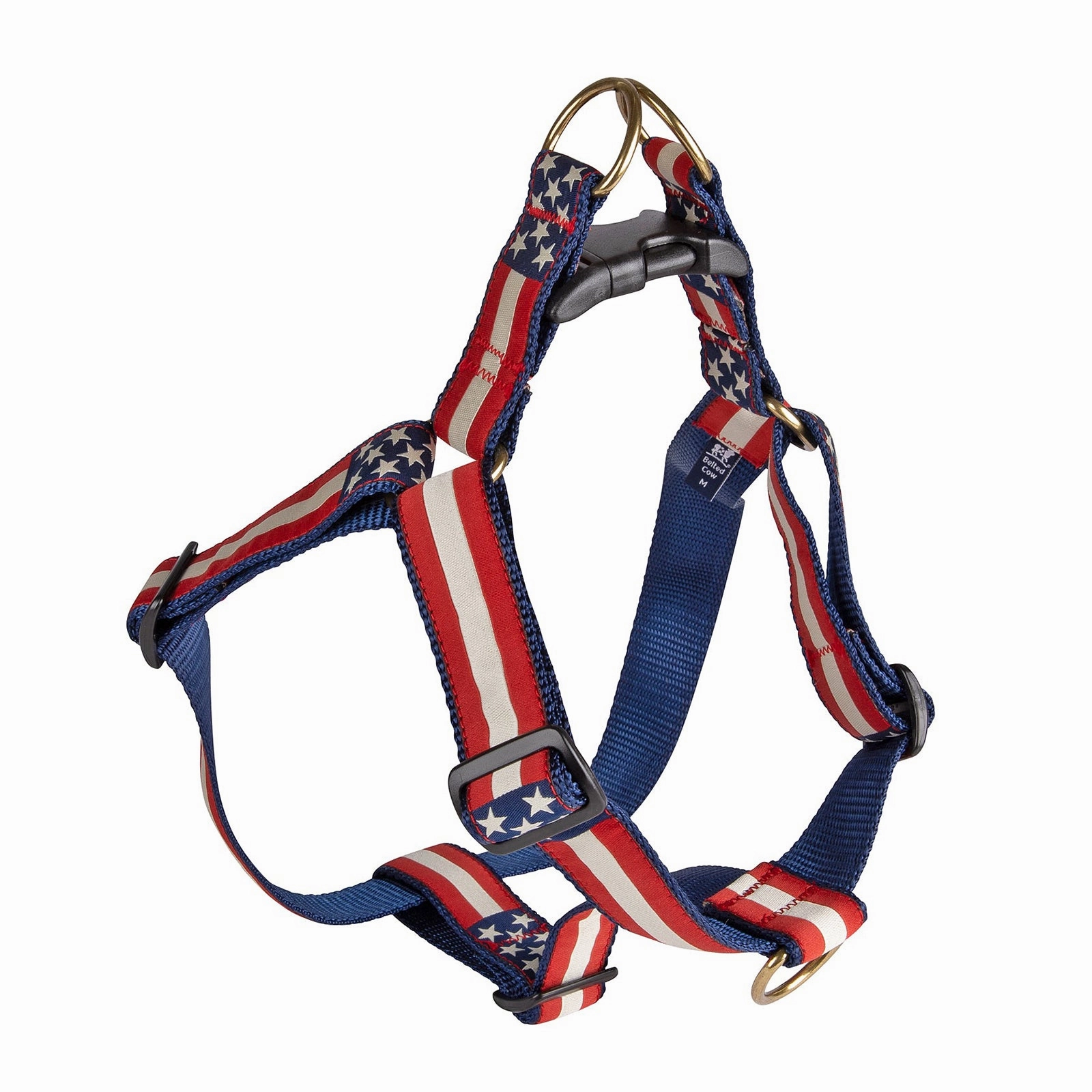 Retro Flag Ribbon Dog Harness