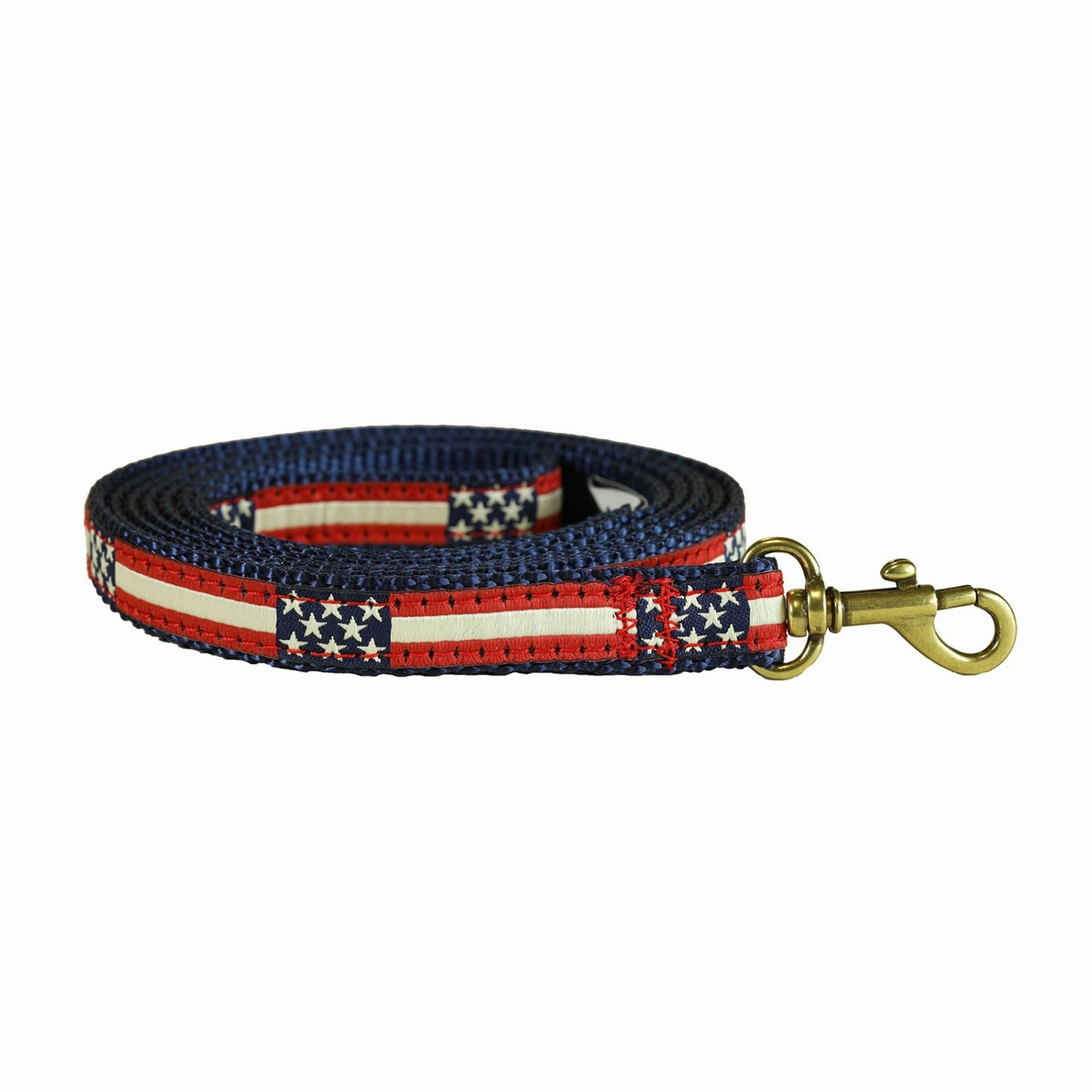 Retro Flag Ribbon Dog Leash