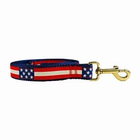 Retro Flag Ribbon Dog Leash