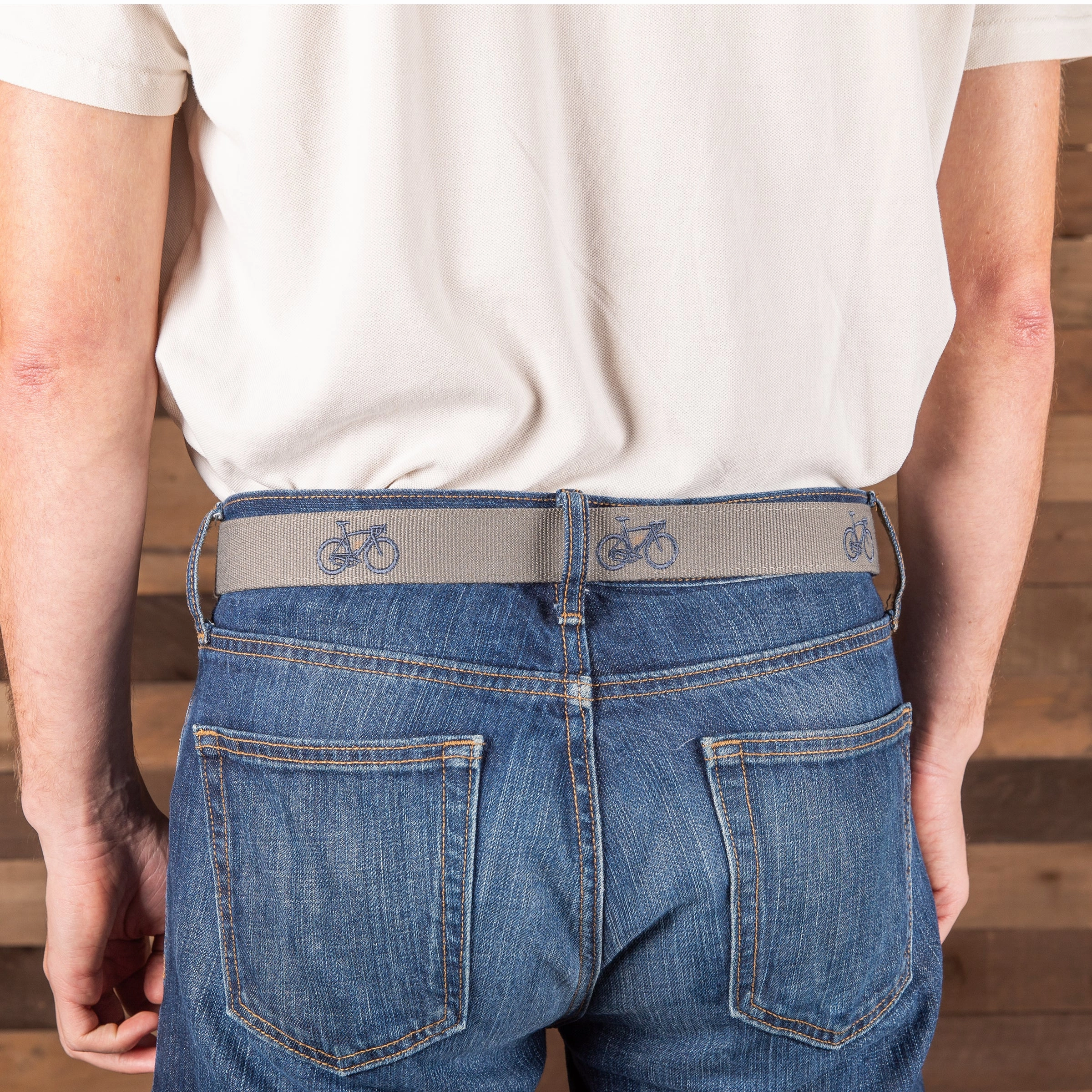 Road Bike Embroidered Belt