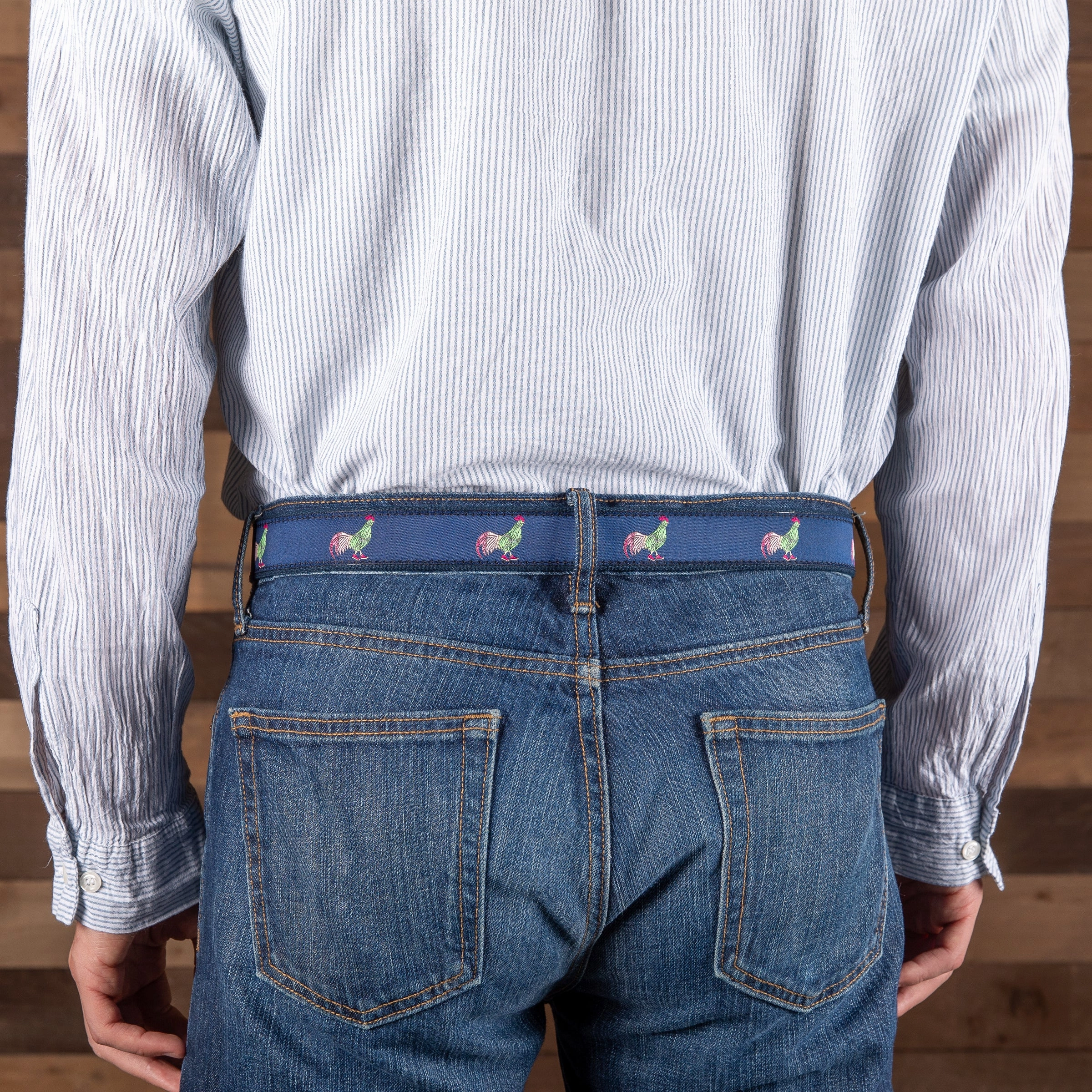 Rooster in Hi Tops Ribbon Club Belt