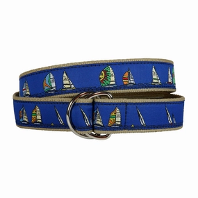 Rounding the Mark Ribbon D-Ring Belt