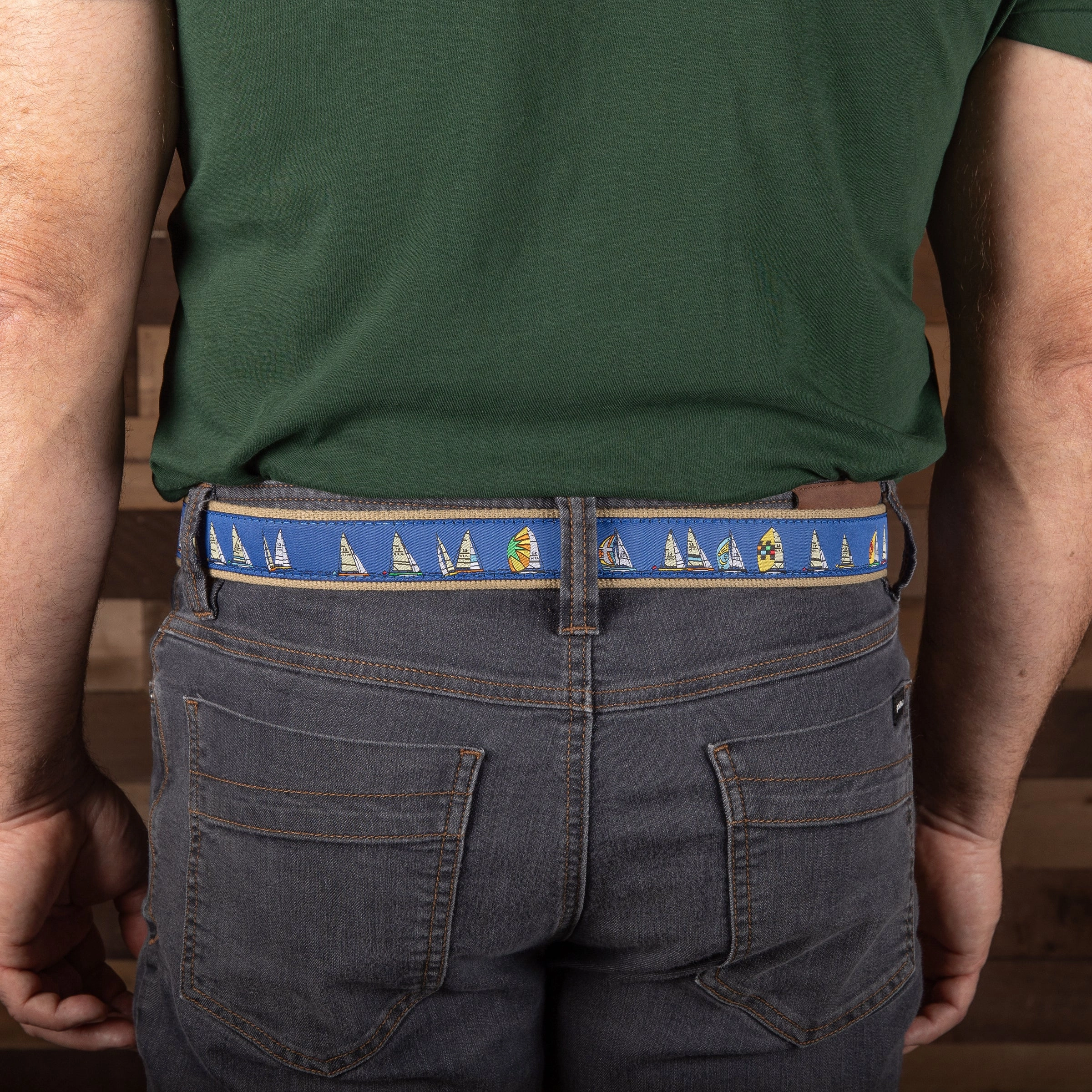 Rounding the Mark Ribbon D-Ring Belt