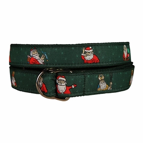 Santa Ribbon D-Ring Belt