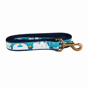Save the Polar Bears Ribbon Dog Leash