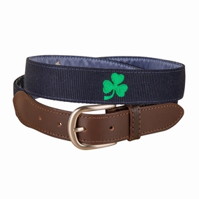 Shamrock Embroidered Belt