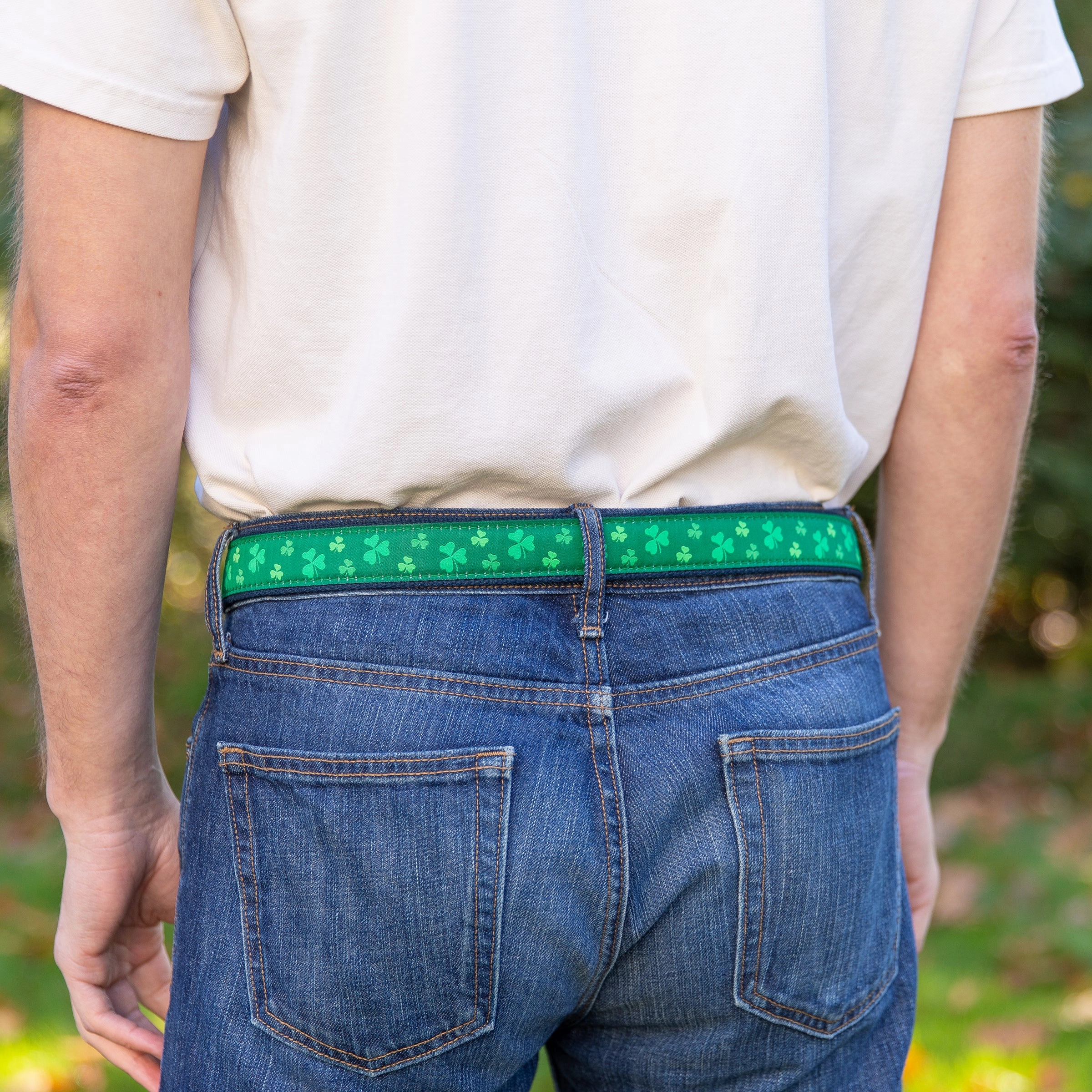 Shamrock Ribbon Club Belt