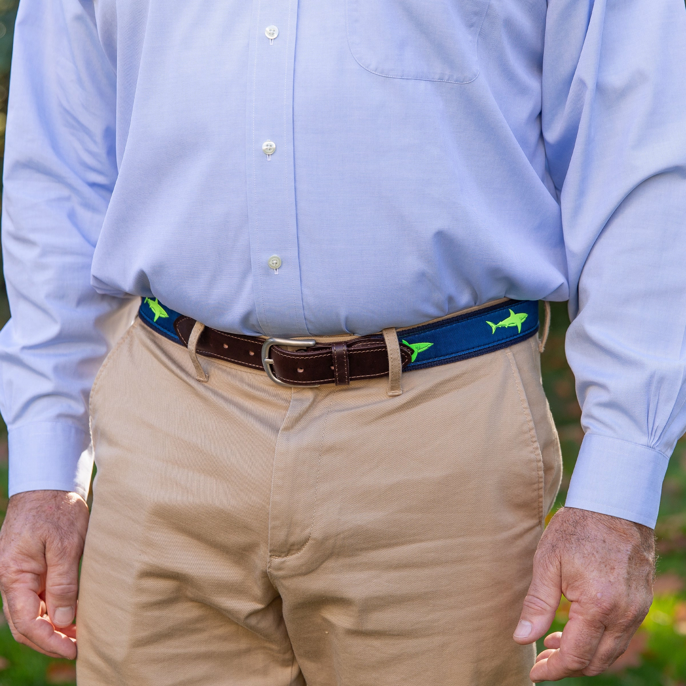 Shark Ribbon Club Belt