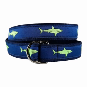 Shark Ribbon D-Ring Belt