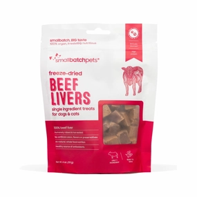 Smallbatch Freeze Dried Beef Livers 4oz