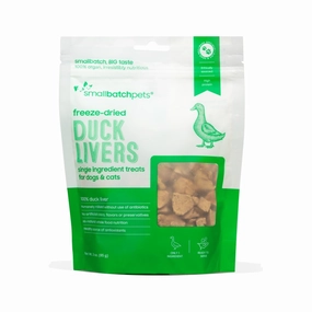 Smallbatch Freeze Dried Duck Livers 3oz