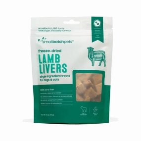Smallbatch Freeze Dried Lamb Livers 4oz