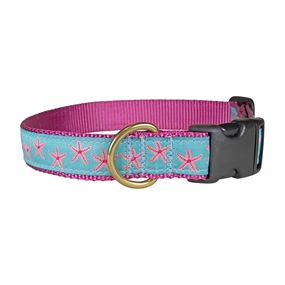 Starfish Ribbon Dog Collar