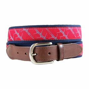 Straight Four Crew Shell Ribbon Club Belt
