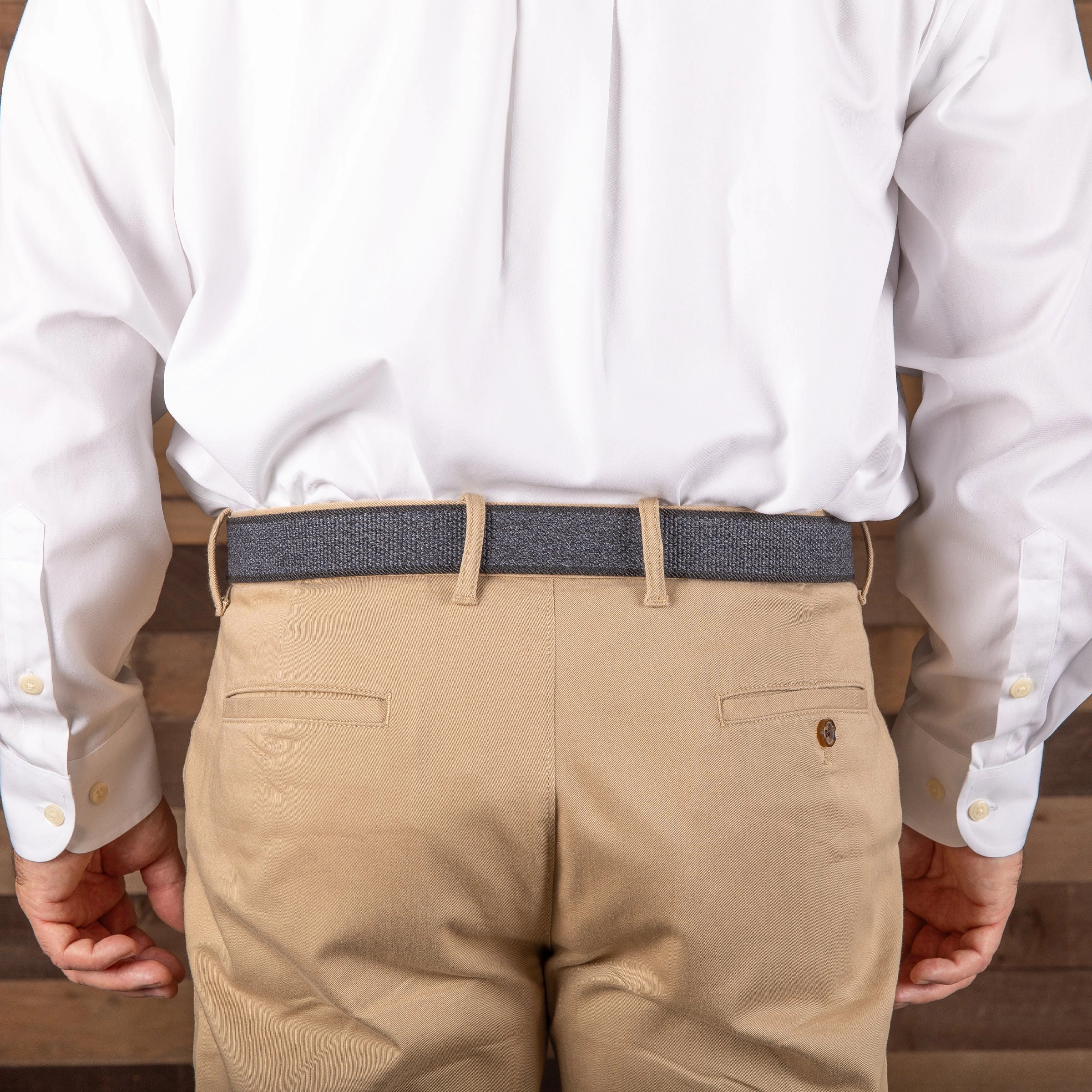 Stretch Heather Webbing Club Belt