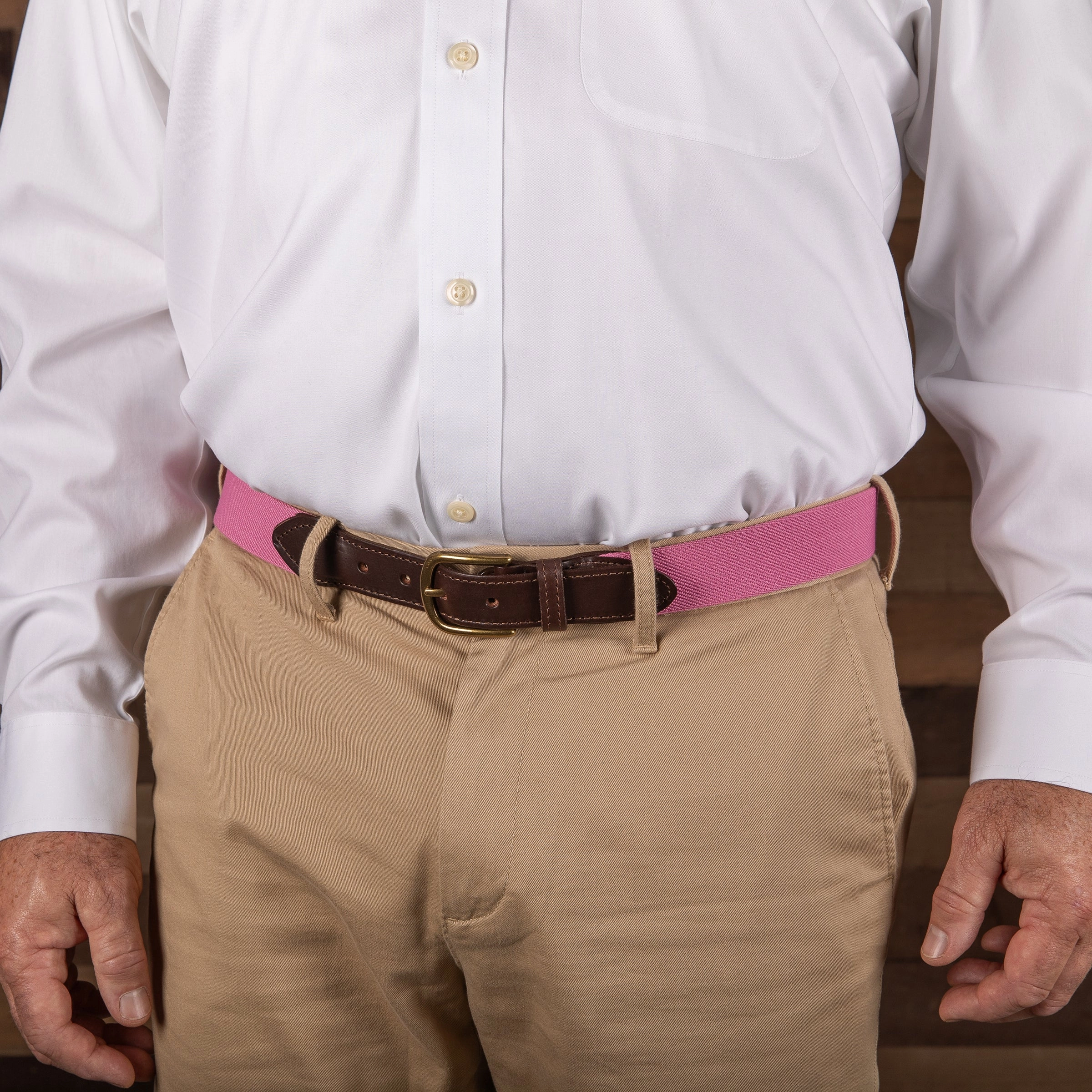Stretch Solid Color Webbing Club Belt