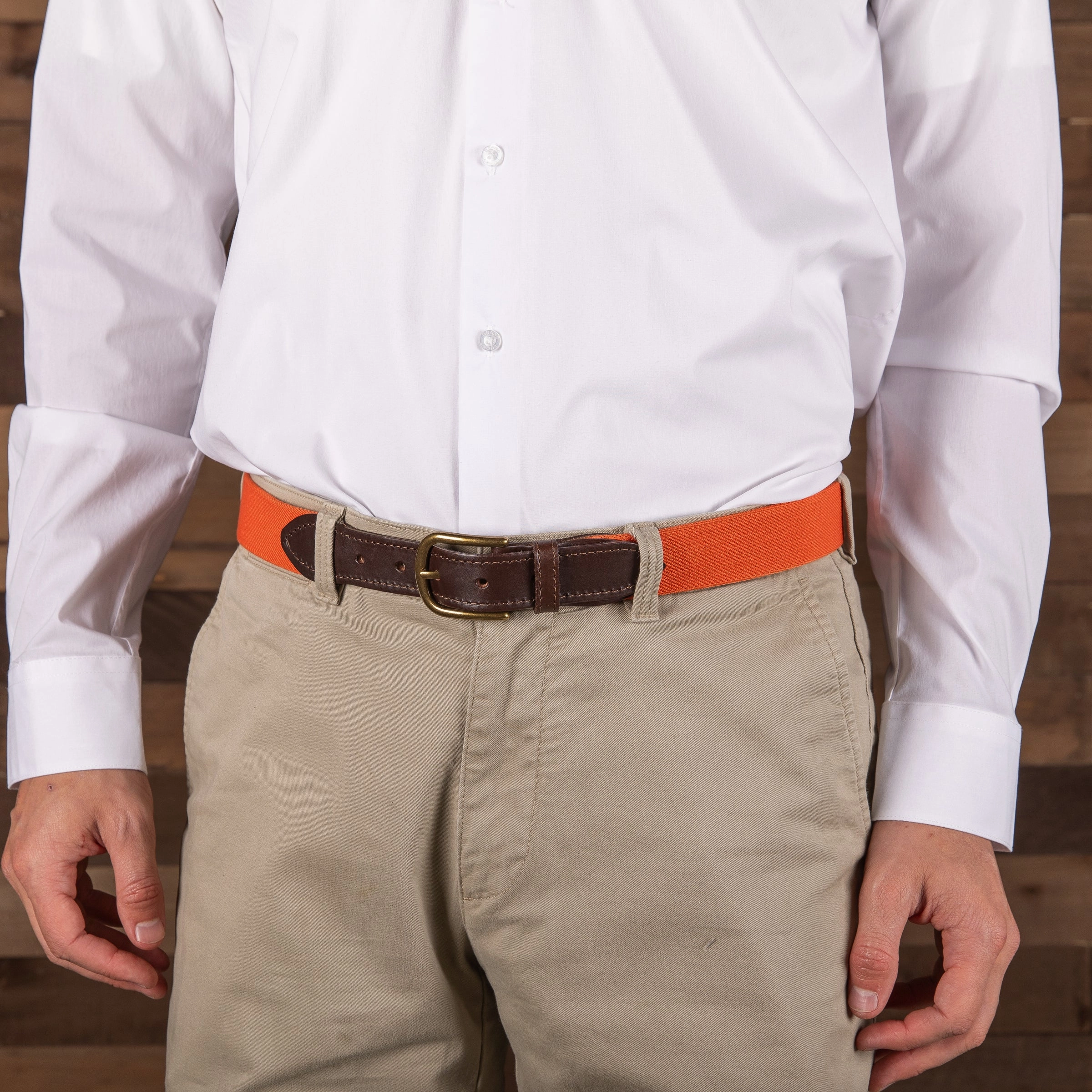 Stretch Solid Color Webbing Club Belt