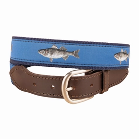 Striped Bass Ribbon Club Belt