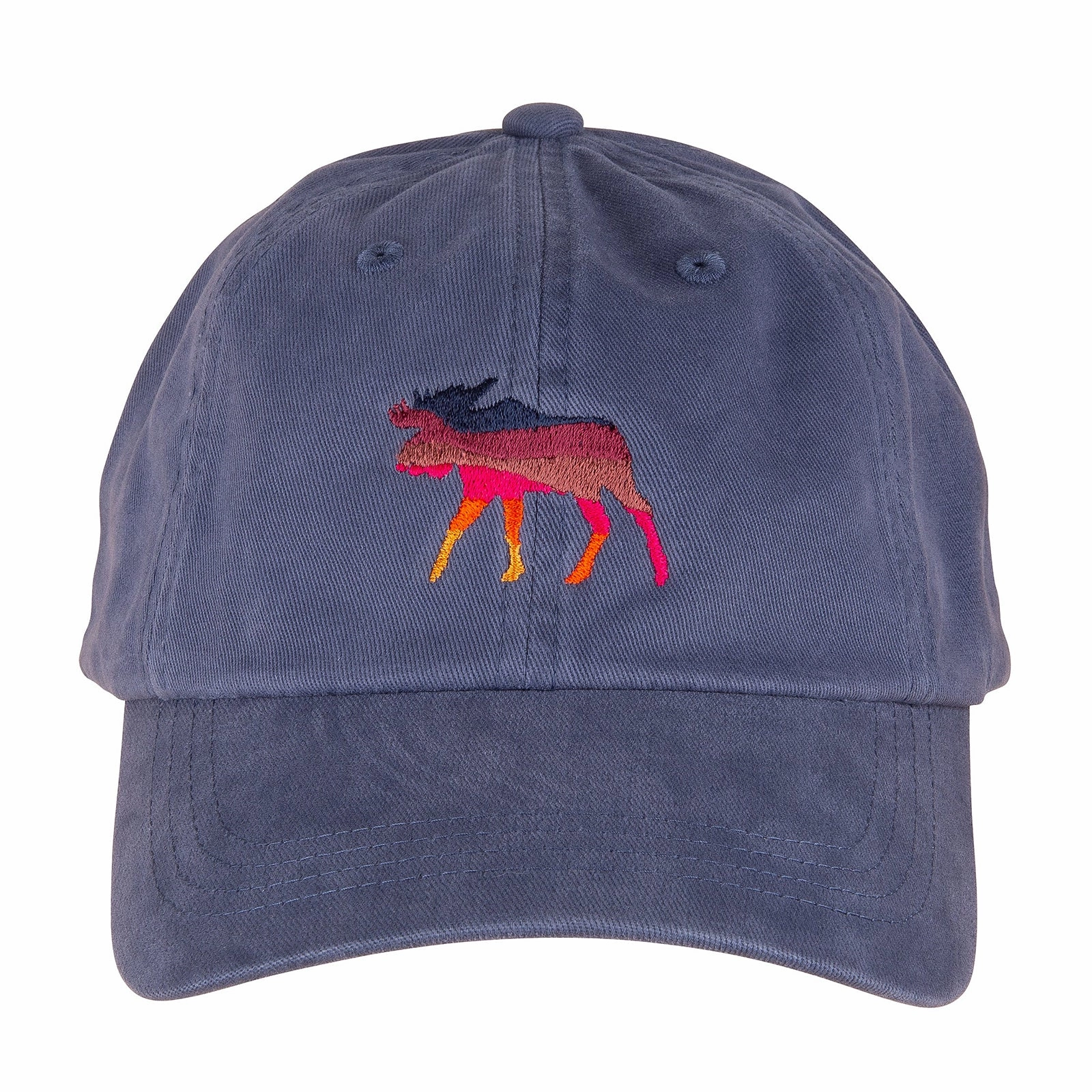 Sunset Moose Dad Hat