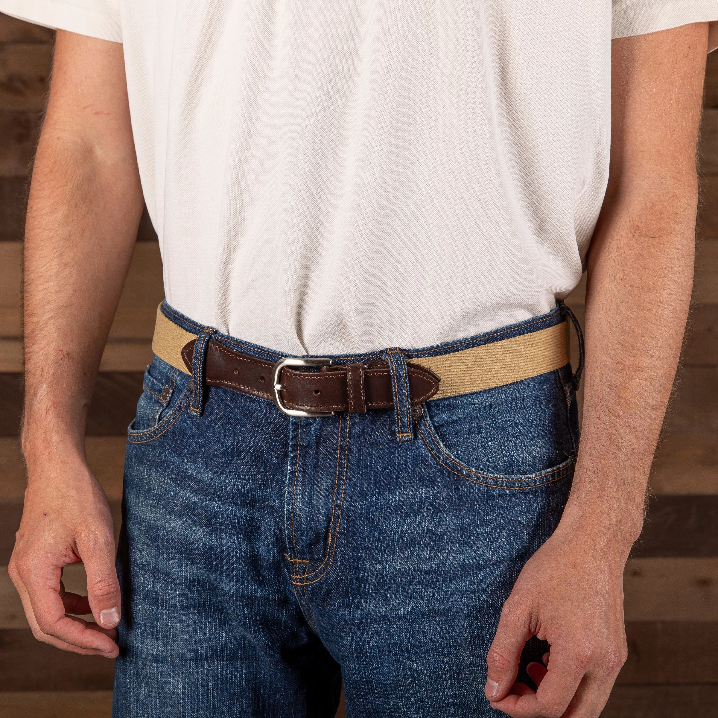 Surcingle Solid Color Webbing Belt