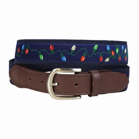 Tangled Christmas Lights Ribbon Club Belt