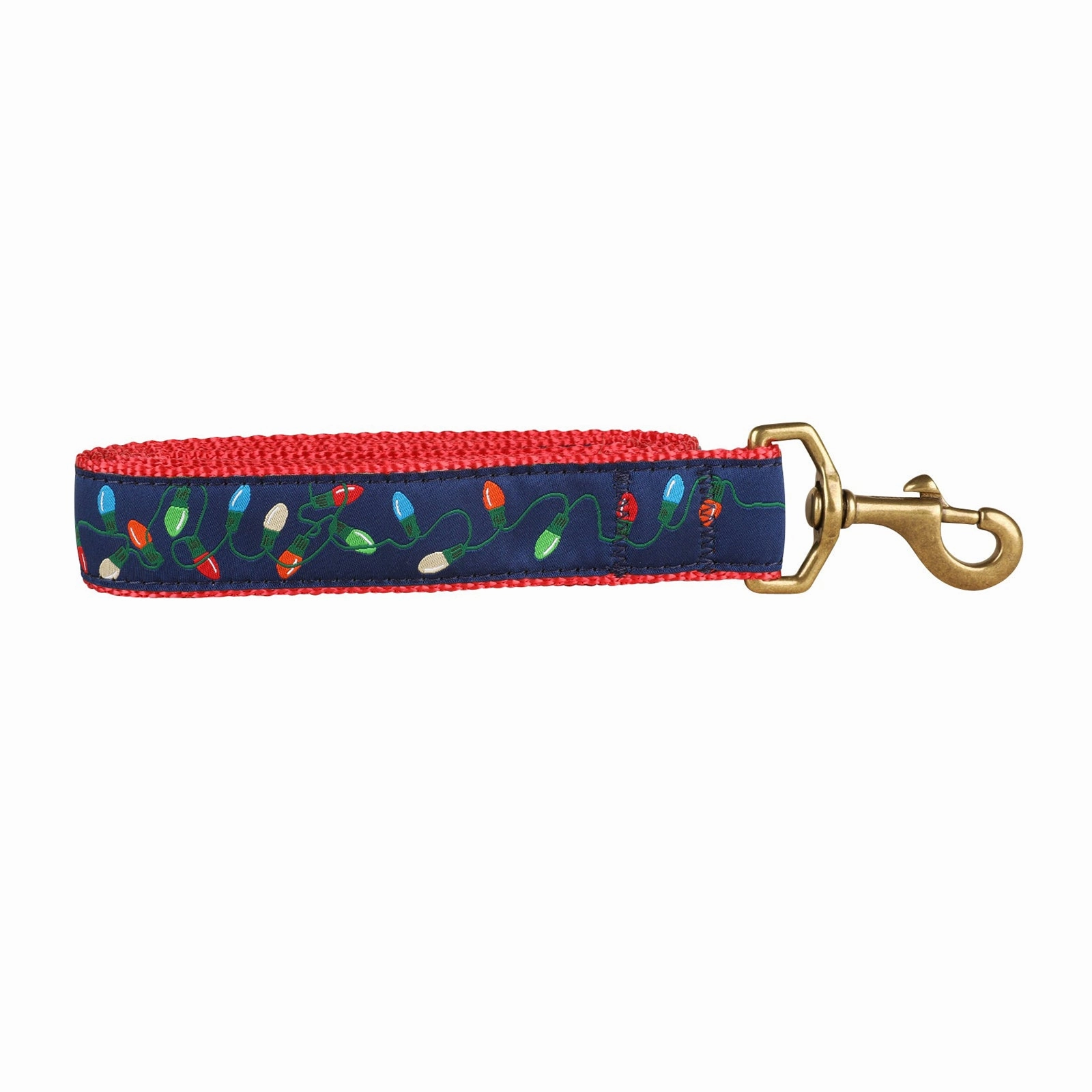 Tangled Christmas Lights Ribbon Dog Leash